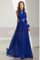 Halter High-Neck Long Blue Formal Evening Gowns - Ref L1923 - 05