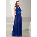 Halter High-Neck Long Blue Formal Evening Gowns - Ref L1923 - 07