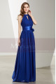 Halter High-Neck Long Blue Formal Evening Gowns - Ref L1923 - 07