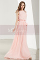 A-Line Long Chiffon Prom Dresses With Flower Bracelet - Ref L1910 - 04