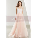 Sleeveless Long Lace-Illusion-Bodice Prom Dress - Ref L1912 - 03