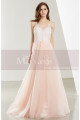 Sleeveless Long Lace-Illusion-Bodice Prom Dress - Ref L1912 - 03