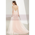 Sleeveless Long Lace-Illusion-Bodice Prom Dress - Ref L1912 - 04