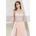 Sleeveless Long Lace-Illusion-Bodice Prom Dress - Ref L1912 - 05