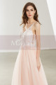 Sleeveless Long Lace-Illusion-Bodice Prom Dress - Ref L1912 - 06
