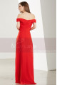 Off-The-Shoulder Red Long Evening Dress - Ref L1920 - 03