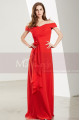 Off-The-Shoulder Red Long Evening Dress - Ref L1920 - 05