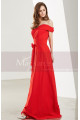 Off-The-Shoulder Red Long Evening Dress - Ref L1920 - 04