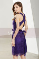 Open-Back Short Lace Party Dress - Ref C1911 - 02