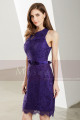 Open-Back Short Lace Party Dress - Ref C1911 - 05