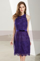 Open-Back Short Lace Party Dress - Ref C1911 - 04