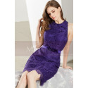 Open-Back Short Lace Party Dress - Ref C1911 - 06