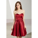 Short Strapless Satin Homecoming Party Dress - Ref C1905 - 04