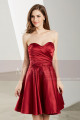 Short Strapless Satin Homecoming Party Dress - Ref C1905 - 04