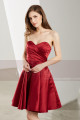 Short Strapless Satin Homecoming Party Dress - Ref C1905 - 06
