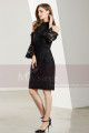 Long Sleeve Open-Back Lace Short Prom Dress - Ref C1907 - 04