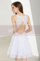 Short White Homecoming Dress - Ref C1914 - 02