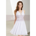 Short White Homecoming Dress - Ref C1914 - 03