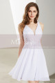 Short White Homecoming Dress - Ref C1914 - 03