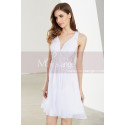 Short White Homecoming Dress - Ref C1914 - 05