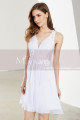 Short White Homecoming Dress - Ref C1914 - 05
