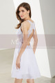 Short White Homecoming Dress - Ref C1914 - 06