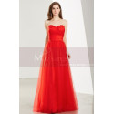 Robe De Bal Pas Cher Rouge Bustier - Ref L1919 - 05