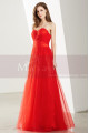 Robe De Bal Pas Cher Rouge Bustier - Ref L1919 - 03