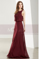 Long Open Back Two Pieces Burgundy Cocktail Dresses - Ref L1917 - 05