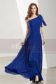 One Shoulder Blue Royal Maxi Dress For Prom - Ref L1904 - 06