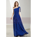 One Shoulder Blue Royal Maxi Dress For Prom - Ref L1904 - 04