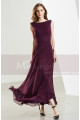 Classic Chiffon Purple Long Formal Dress For Prom - Ref L1901 - 05