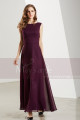 Classic Chiffon Purple Long Formal Dress For Prom - Ref L1901 - 06