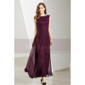Classic Chiffon Purple Long Formal Dress For Prom - Ref L1901 - 07