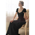 Long Evening Dress With Butterfly Sleeves - Ref L754 - 03