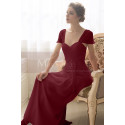 Long Evening Dress With Butterfly Sleeves - Ref L754 - 018