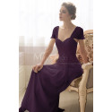 Long Evening Dress With Butterfly Sleeves - Ref L754 - 035