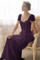 Long Evening Dress With Butterfly Sleeves - Ref L754 - 035