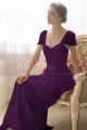 Long Evening Dress With Butterfly Sleeves - Ref L754 - 036
