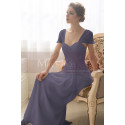 Long Evening Dress With Butterfly Sleeves - Ref L754 - 038