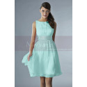 Short Pink Party Dress With Satin Belt - Ref C134 - 029