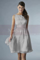 Short Pink Party Dress With Satin Belt - Ref C134 - 035