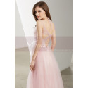 Sweetheart Bodice Pink Long Tulle Prom Dress With Straps - Ref L1924 - 03