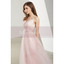 Sweetheart Bodice Pink Long Tulle Prom Dress With Straps - Ref L1924 - 06