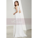 Long Chiffon White Ball Gown Dresses - Ref L1906 - 04