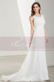Long Chiffon White Ball Gown Dresses - Ref L1906 - 05