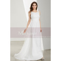 Long Chiffon White Ball Gown Dresses - Ref L1906 - 06