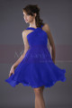 Violet Short Party Dress With Crossed Straps - Ref C191 - 026