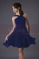 Violet Short Party Dress With Crossed Straps - Ref C191 - 027