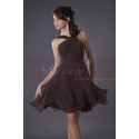 Violet Short Party Dress With Crossed Straps - Ref C191 - 039